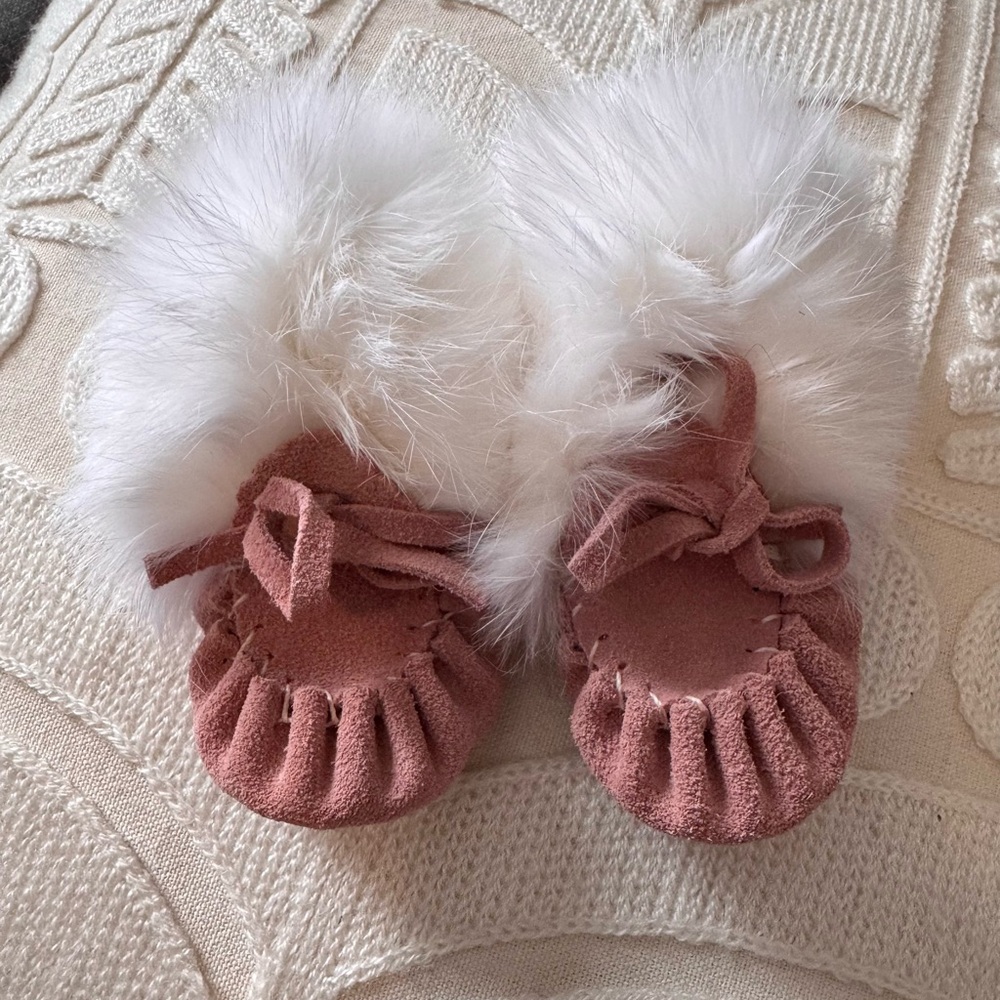 0-12 New Canadian Baby Moccasins